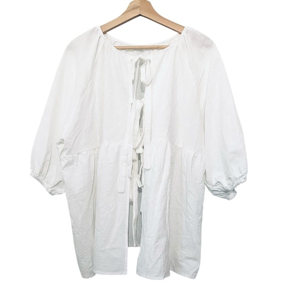 The Lullaby Club Florence Tie Front Top Small Medium Large Maternity Feeding - Picture 6 of 16